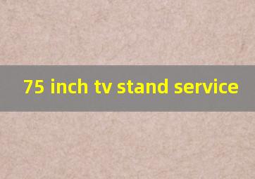 75 inch tv stand service